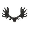 Rustic Moose Antler Wall Hook for Cabin Decor
